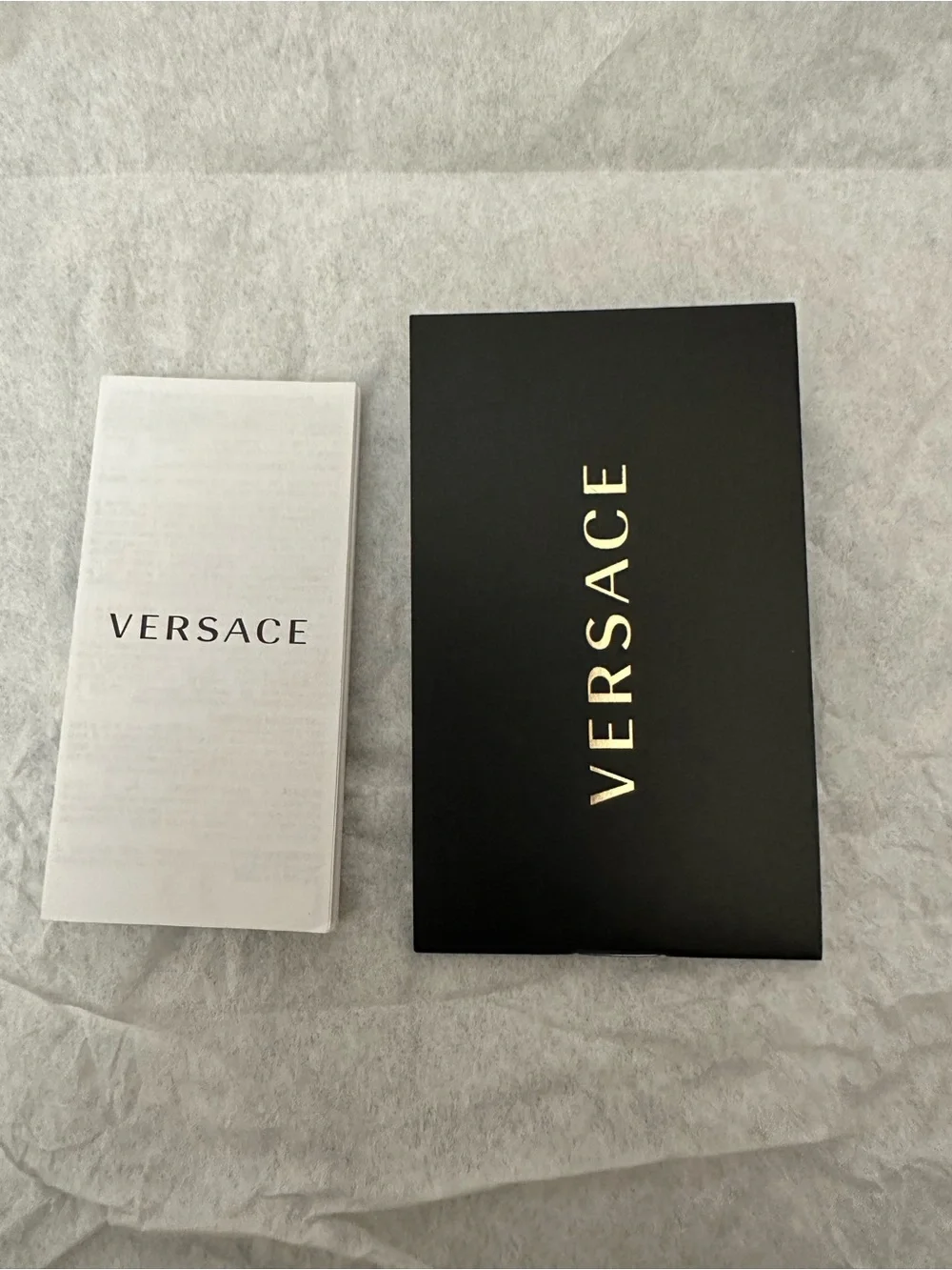 Versace Black Sunglasses with Gold Medusa Accent